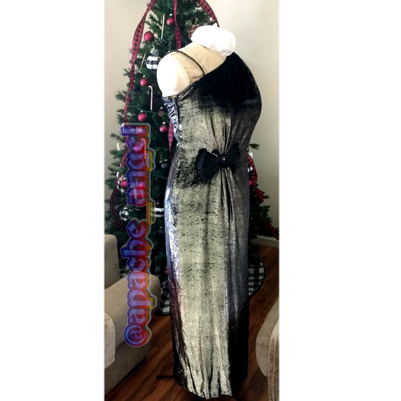 Vintage Evening Dress Natalie Aronson Sz 14/16 - Picture 3 of 8